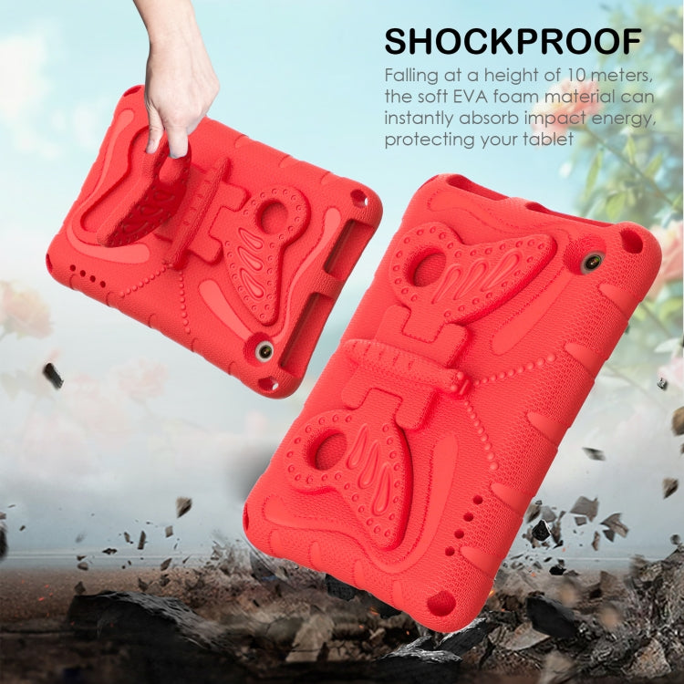 For Amazon Kindle Fire HD7 2022 Butterfly Bracket EVA Shockproof Tablet Case(Red) - Amazon by PMC TechLife | Online Shopping South Africa | PMC TechLife | Buy Now Pay Later Mobicred