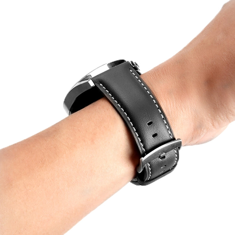 For Huawei Watch GT 5 46mm Silver Buckle Genuine Leather Watch Band(Red) - free shipping - PMC TechLife - Order now!