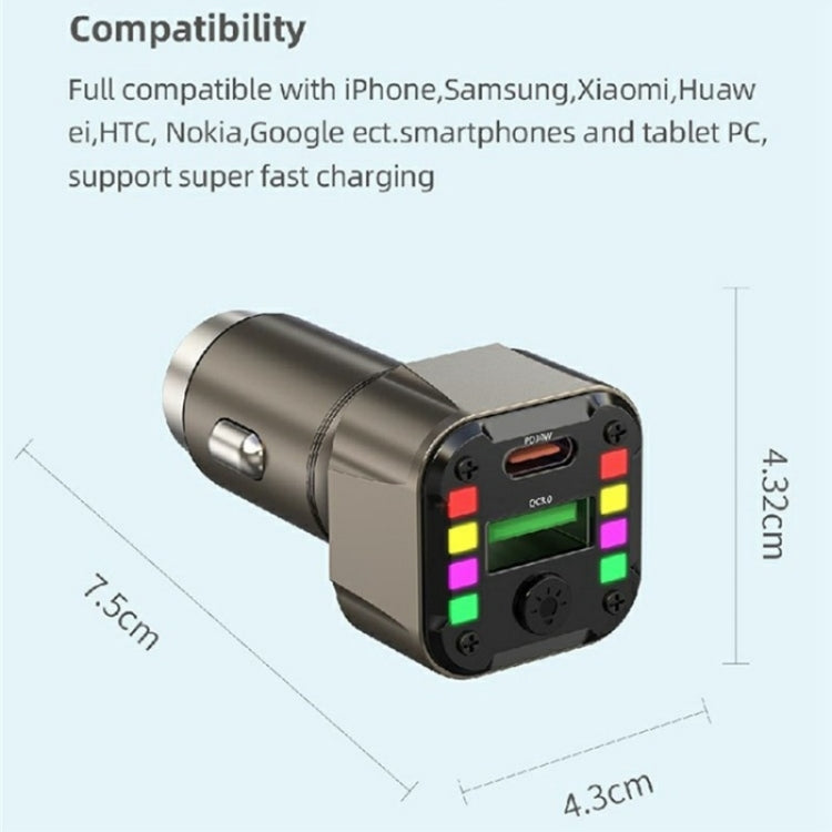 K24 Dual Ports Car Charging Adapter Car Charger PD 30W QC 3.0 Super Charger - Car Charger by PMC Jewellery | Online Shopping South Africa | PMC Jewellery | Buy Now Pay Later Mobicred