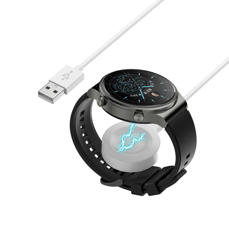 For Huawei Watch GT5 46mm USB Interface Split Type Smart Watch Charging Cable, Length: 1m(White) - Charger by PMC TechLife | Online Shopping South Africa | PMC TechLife | Buy Now Pay Later Mobicred