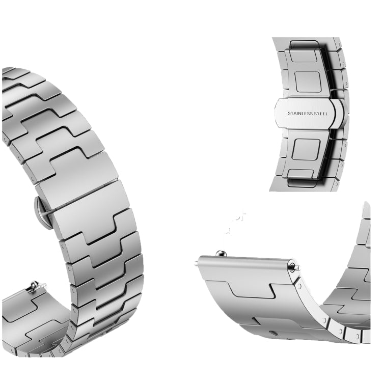 For Garmin Venu 3 Titanium Alloy 22mm Metal Watch Band(Silver) - Watch Bands by PMc TechLife | Online Shopping South Africa | PMc TechLife | Buy Now Pay Later Mobicred