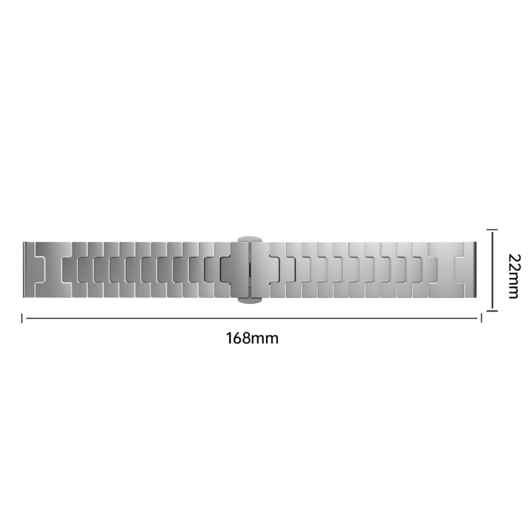 For Xiaomi Watch S2 Titanium Alloy 22mm Metal Watch Band(Silver) - free shipping - PMc TechLife - Order now!