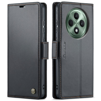 For OPPO Reno12 F /12 FS 5G CaseMe 023 Butterfly Buckle Litchi Texture RFID Anti-theft Leather Phone Case(Black) - Reno12 F Cases by CaseMe | Online Shopping South Africa | PMC Jewellery | Buy Now Pay Later Mobicred