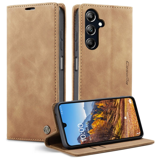 For Samsung Galaxy A16 5G CaseMe 013 Multifunctional Horizontal Flip Leather Phone Case(Brown) - Galaxy Phone Cases by CaseMe | Online Shopping South Africa | PMC Jewellery | Buy Now Pay Later Mobicred