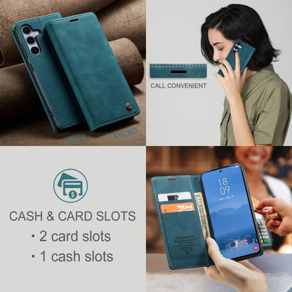 For Samsung Galaxy S25+ 5G CaseMe 013 Multifunctional Horizontal Flip Leather Phone Case(Blue) - Galaxy S25+ 5G Cases by CaseMe | Online Shopping South Africa | PMC Jewellery | Buy Now Pay Later Mobicred