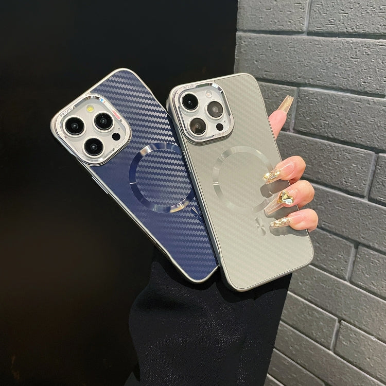 For iPhone 15 Pro Max AG Carbon Fiber Frameless MagSafe Phone Case(Gold) - iPhone 15 Pro Max Cases by PMc TechLife | Online Shopping South Africa | PMc TechLife | Buy Now Pay Later Mobicred