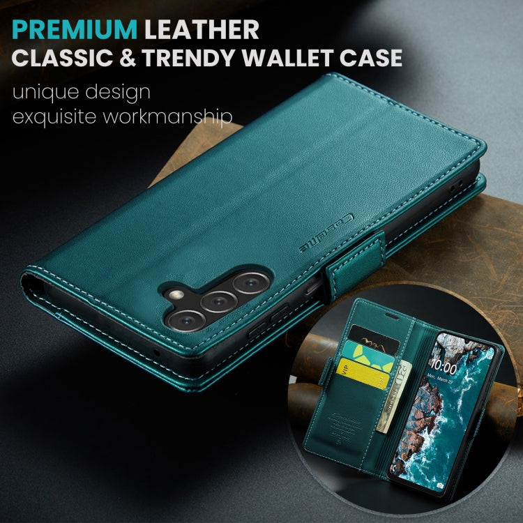 For Samsung Galaxy A16 5G CaseMe 023 Butterfly Buckle Litchi Texture RFID Anti-theft Leather Phone Case(Green) - Galaxy Phone Cases by CaseMe | Online Shopping South Africa | PMC Jewellery | Buy Now Pay Later Mobicred