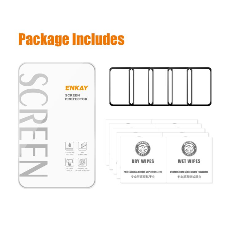 For Honor Band 10 5pcs ENKAY 3D Full Coverage Soft PC Edge PMMA HD Screen Film - free shipping - PMC TechLife - Order now!