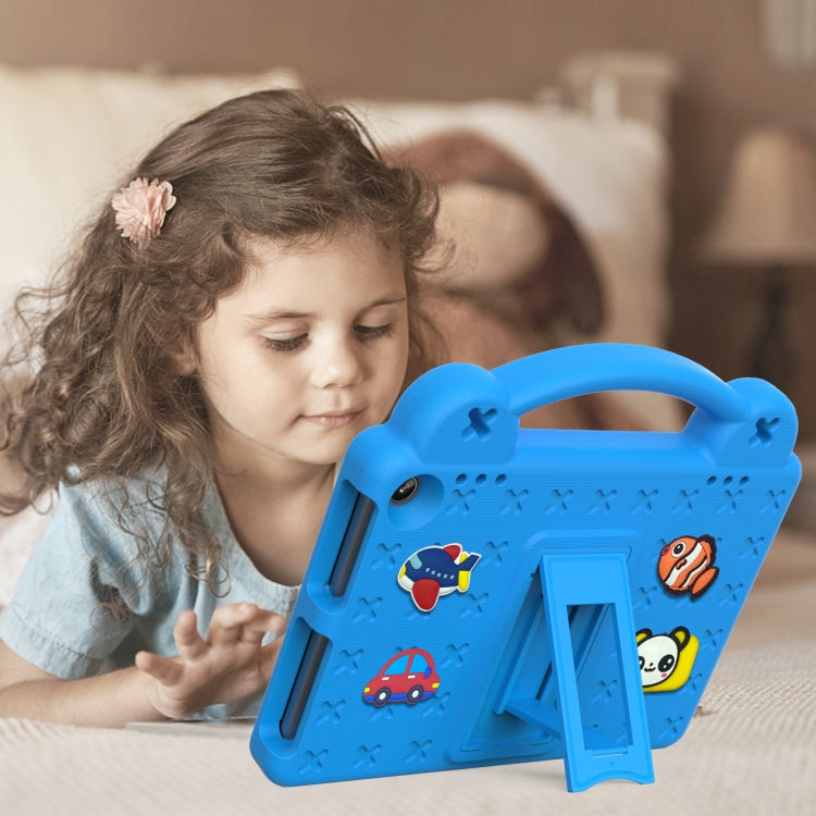 For Amazon Fire HD8 2024 / 2022 / HD8 Plus Handle Kickstand Children EVA Shockproof Tablet Case(SkyBlue) - Amazon by PMC TechLife | Online Shopping South Africa | PMC TechLife | Buy Now Pay Later Mobicred