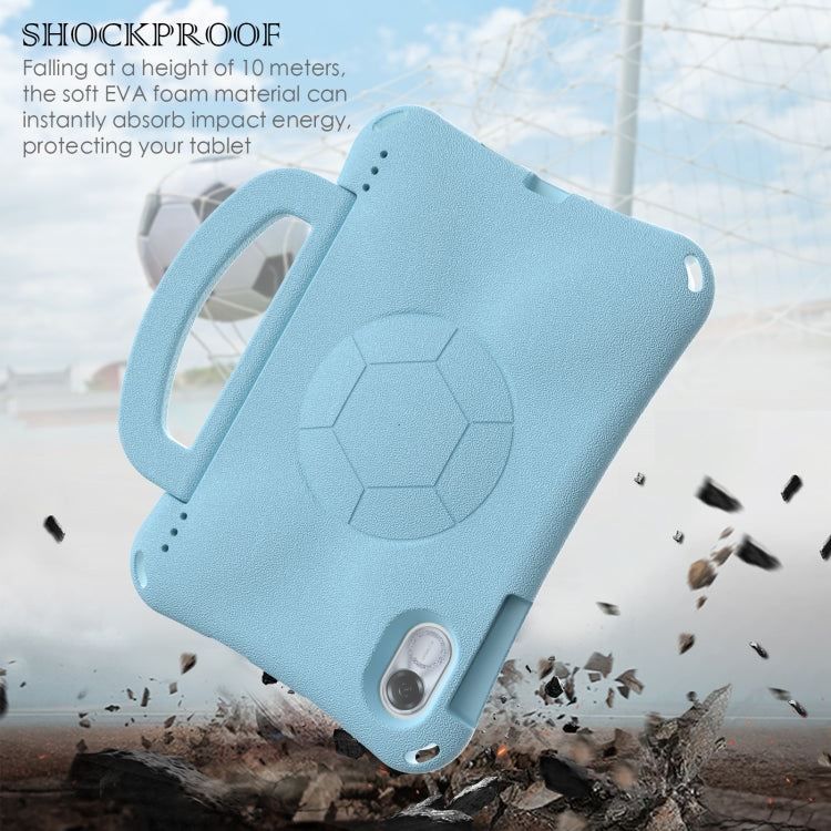 For Honor Pad X9 Handle Football Shaped EVA Shockproof Tablet Case(Light Blue) - Honor by PMC TechLife | Online Shopping South Africa | PMC TechLife | Buy Now Pay Later Mobicred