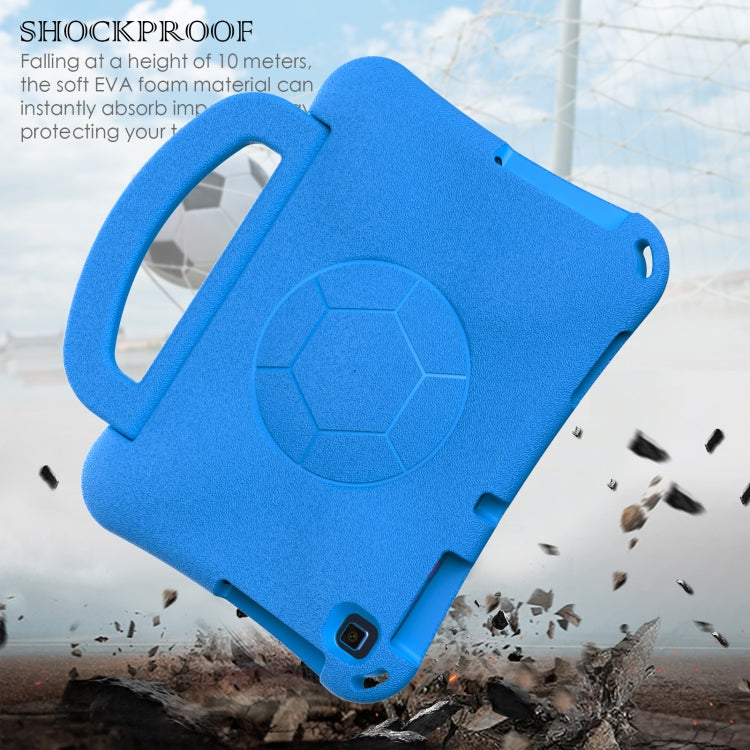For Honor Pad X8 / X8 Lite 10.1 Handle Football Shaped EVA Shockproof Tablet Case(Blue) - Honor by PMC TechLife | Online Shopping South Africa | PMC TechLife | Buy Now Pay Later Mobicred