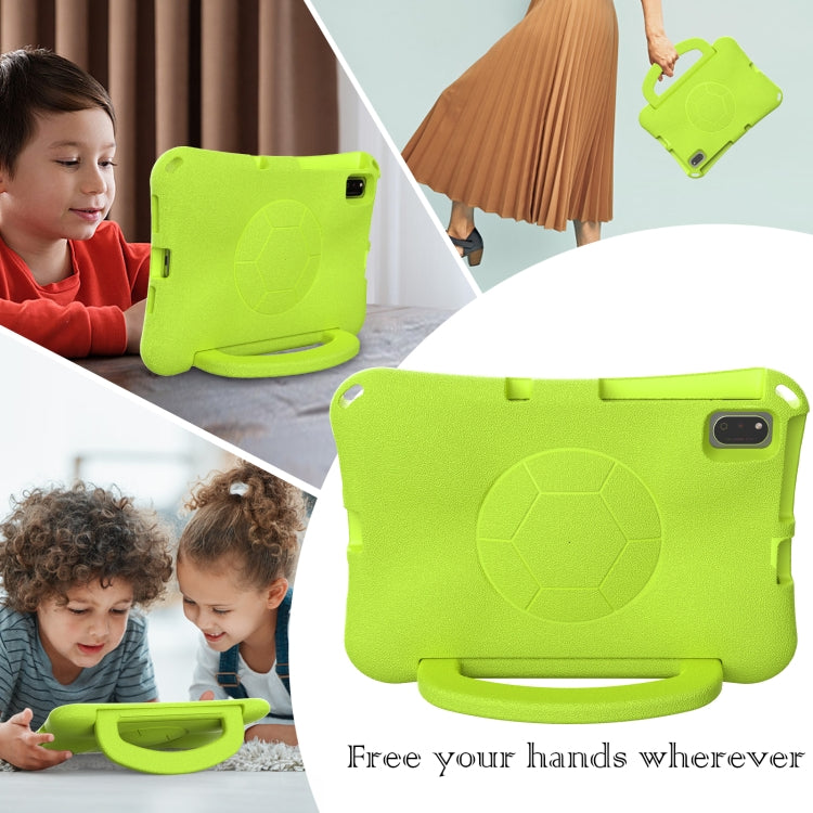 For Honor Pad V7 10.4 2024 Handle Football Shaped EVA Shockproof Tablet Case(Grass Green) - Honor by PMC TechLife | Online Shopping South Africa | PMC TechLife | Buy Now Pay Later Mobicred
