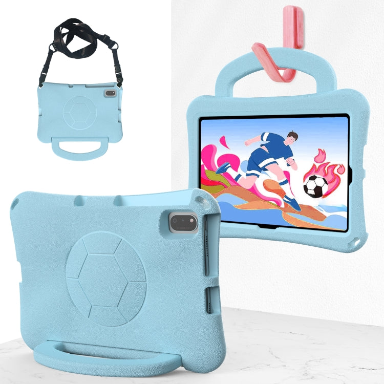 For Honor Pad V7 10.4 2024 Handle Football Shaped EVA Shockproof Tablet Case(Light Blue) - Honor by PMC TechLife | Online Shopping South Africa | PMC TechLife | Buy Now Pay Later Mobicred