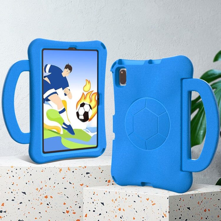For Huawei MatePad SE 10.4 2022 / 2023 Handle Football Shaped EVA Shockproof Tablet Case(Blue) - Huawei by PMC TechLife | Online Shopping South Africa | PMC TechLife | Buy Now Pay Later Mobicred