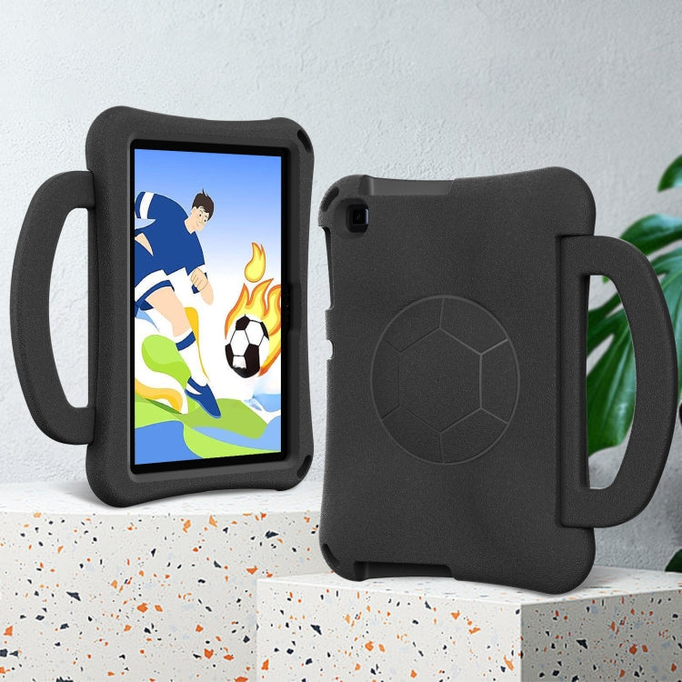 For Huawei MatePad SE 10.1 2022 Handle Football Shaped EVA Shockproof Tablet Case(Black) - Huawei by PMC TechLife | Online Shopping South Africa | PMC TechLife | Buy Now Pay Later Mobicred