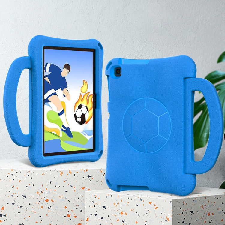 For Huawei MatePad SE 10.1 2022 Handle Football Shaped EVA Shockproof Tablet Case(Blue) - Huawei by PMC TechLife | Online Shopping South Africa | PMC TechLife | Buy Now Pay Later Mobicred