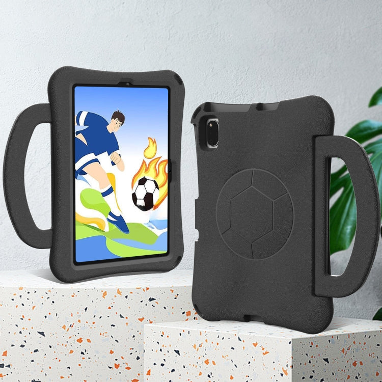 For Huawei MatePad 10.4 2020 / 2022 Handle Football Shaped EVA Shockproof Tablet Case(Black) - Huawei by PMC TechLife | Online Shopping South Africa | PMC TechLife | Buy Now Pay Later Mobicred