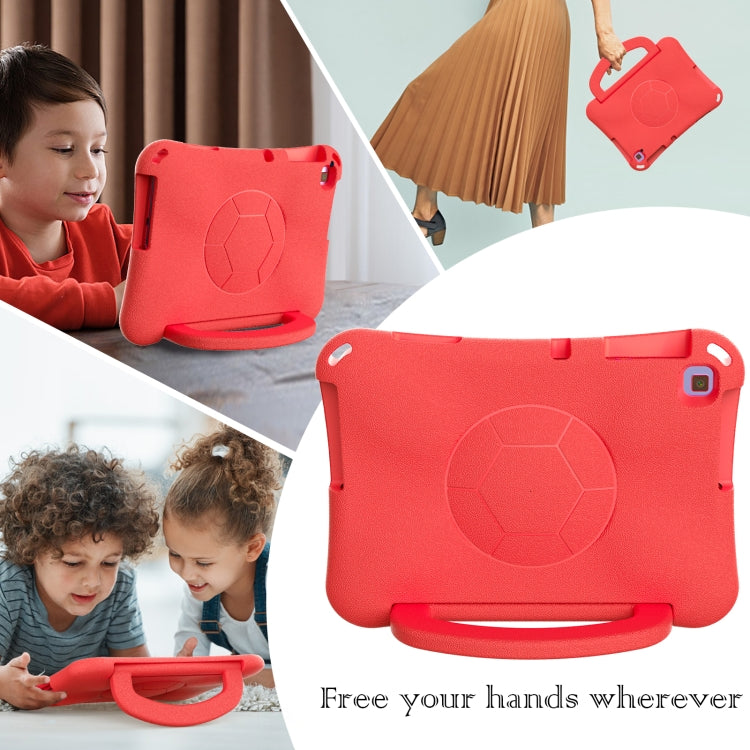 For Huawei Enpoy Tablet2 Handle Football Shaped EVA Shockproof Tablet Case(Red) - free shipping - PMC TechLife - Order now!