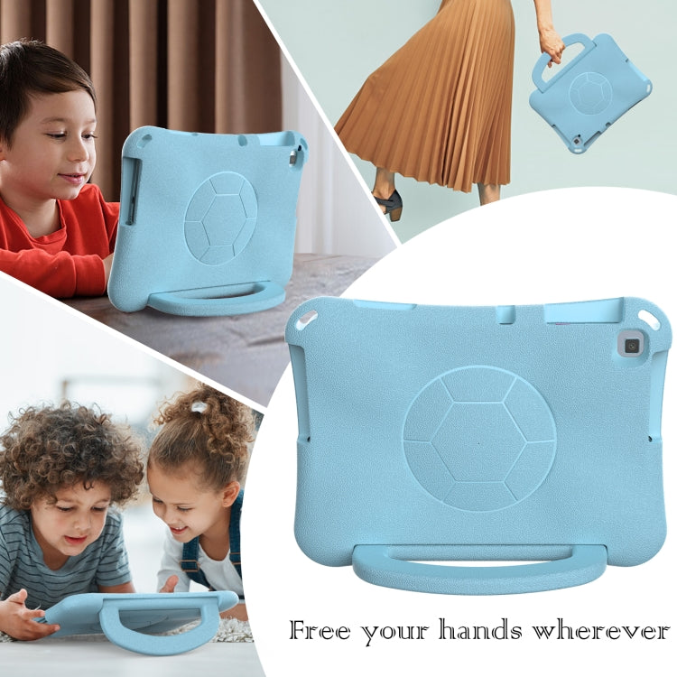 For Huawei Enpoy Tablet2 Handle Football Shaped EVA Shockproof Tablet Case(Light Blue) - Huawei by PMC TechLife | Online Shopping South Africa | PMC TechLife | Buy Now Pay Later Mobicred