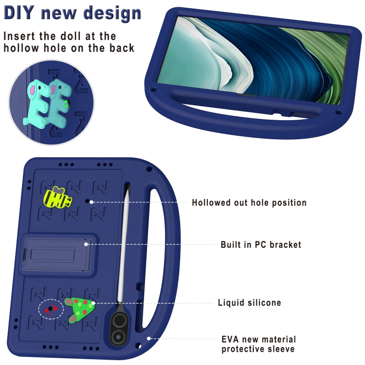 For Honor Pad X8 Pro 11.5 Cartoon Sparrow EVA Shockproof Tablet Case(Navy Blue) - Honor by PMC TechLife | Online Shopping South Africa | PMC TechLife | Buy Now Pay Later Mobicred