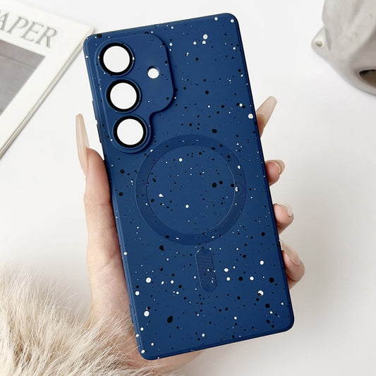 For Samsung Galaxy S25 5G Starry Sky TPU Shockproof MagSafe Phone Case(Dark Blue) - Galaxy S25 5G Cases by PMC Jewellery | Online Shopping South Africa | PMC Jewellery | Buy Now Pay Later Mobicred