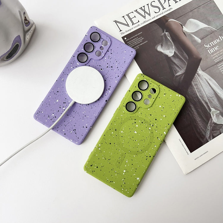 For Samsung Galaxy S25+ 5G Starry Sky TPU Shockproof MagSafe Phone Case(Green) - Galaxy S25+ 5G Cases by PMC Jewellery | Online Shopping South Africa | PMC Jewellery | Buy Now Pay Later Mobicred