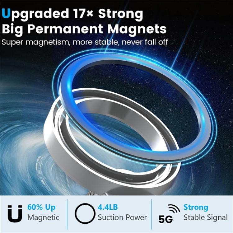 159A 360 Degree Rotation Adhesive Base Magnetic Car Dashboard Mount Phone Holder Bracket - Universal Car Holders by PMc TechLife | Online Shopping South Africa | PMc TechLife | Buy Now Pay Later Mobicred