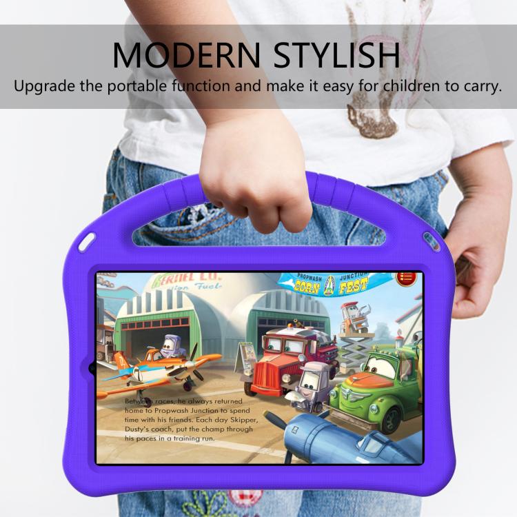 For onn. 8 Tablet Gen 4 2024 EVA Shockproof Tablet Case with Holder(Purple) - Others by PMC TechLife | Online Shopping South Africa | PMC TechLife | Buy Now Pay Later Mobicred