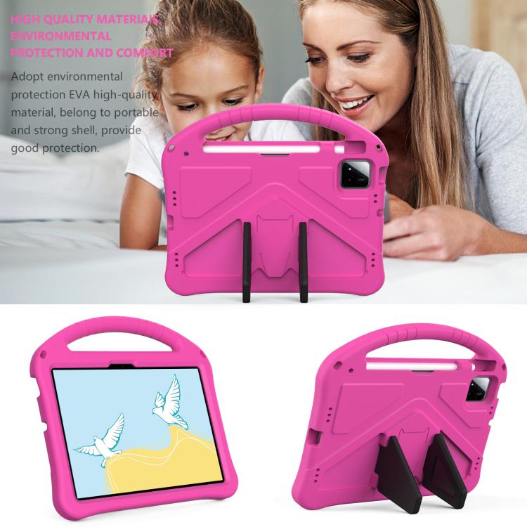 For onn. Tablet Pro 11 2024 EVA Shockproof Tablet Case with Holder(RoseRed) - Others by PMC TechLife | Online Shopping South Africa | PMC TechLife | Buy Now Pay Later Mobicred
