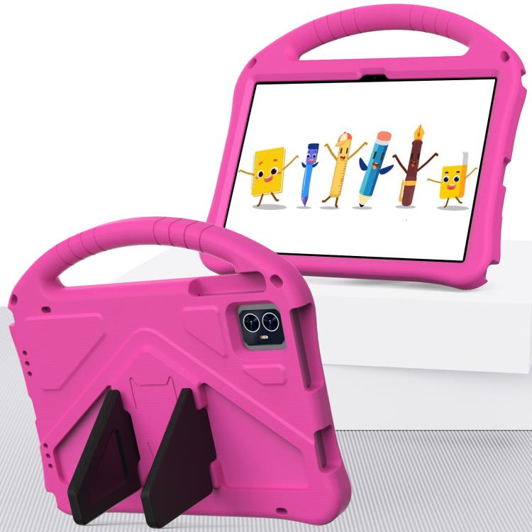 For onn. 10.1 Tablet Gen 4 2024 EVA Shockproof Tablet Case with Holder(RoseRed) - Others by PMC TechLife | Online Shopping South Africa | PMC TechLife | Buy Now Pay Later Mobicred
