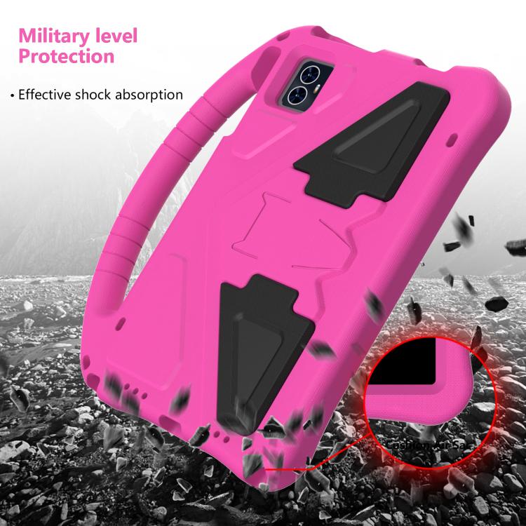 For onn. 10.1 Tablet Gen 4 2024 EVA Shockproof Tablet Case with Holder(RoseRed) - Others by PMC TechLife | Online Shopping South Africa | PMC TechLife | Buy Now Pay Later Mobicred