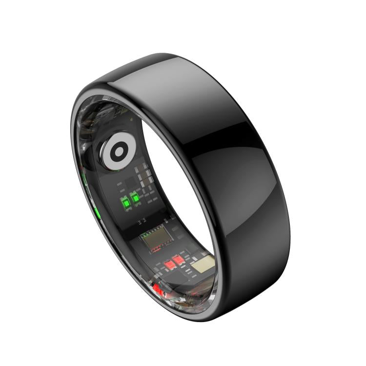 R08 SIZE 7 Smart Ring, Support Heart Rate / Blood Oxygen / Sleep / Multiple Sports Modes(Black) - free shipping - PMC TechLife - Order now!