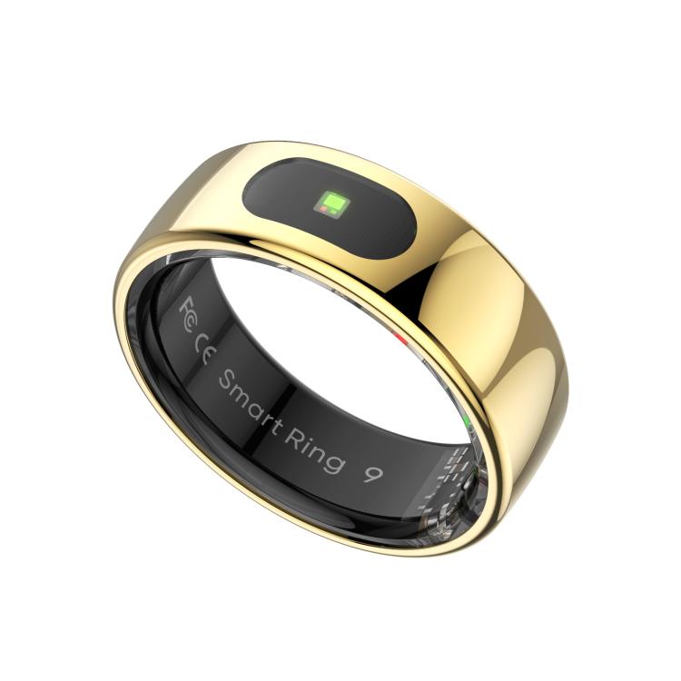 R08 SIZE 9 Smart Ring, Support Heart Rate / Blood Oxygen / Sleep / Multiple Sports Modes(Gold) - free shipping - PMC TechLife - Order now!