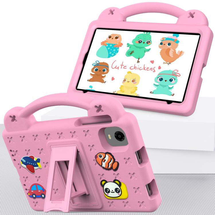 For Alldocube iPlay 60 Mini Pro Handle Kickstand Children EVA Shockproof Tablet Case(Pink) - CUBE by PMC TechLife | Online Shopping South Africa | PMC TechLife | Buy Now Pay Later Mobicred