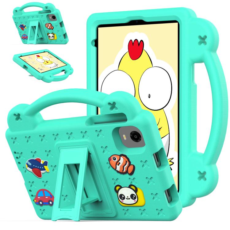 For Alldocube iPlay 60 Mini Pro Handle Kickstand Children EVA Shockproof Tablet Case(Mint Green) - CUBE by PMC TechLife | Online Shopping South Africa | PMC TechLife | Buy Now Pay Later Mobicred