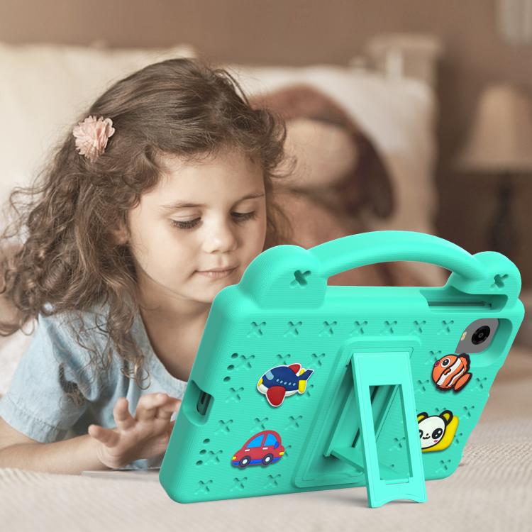 For Alldocube iPlay 60 Mini Pro Handle Kickstand Children EVA Shockproof Tablet Case(Mint Green) - CUBE by PMC TechLife | Online Shopping South Africa | PMC TechLife | Buy Now Pay Later Mobicred