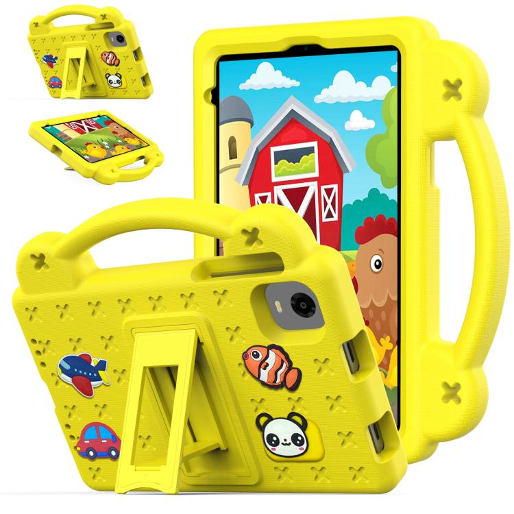 For Alldocube iPlay 60 Mini Pro Handle Kickstand Children EVA Shockproof Tablet Case(Yellow) - CUBE by PMC TechLife | Online Shopping South Africa | PMC TechLife | Buy Now Pay Later Mobicred