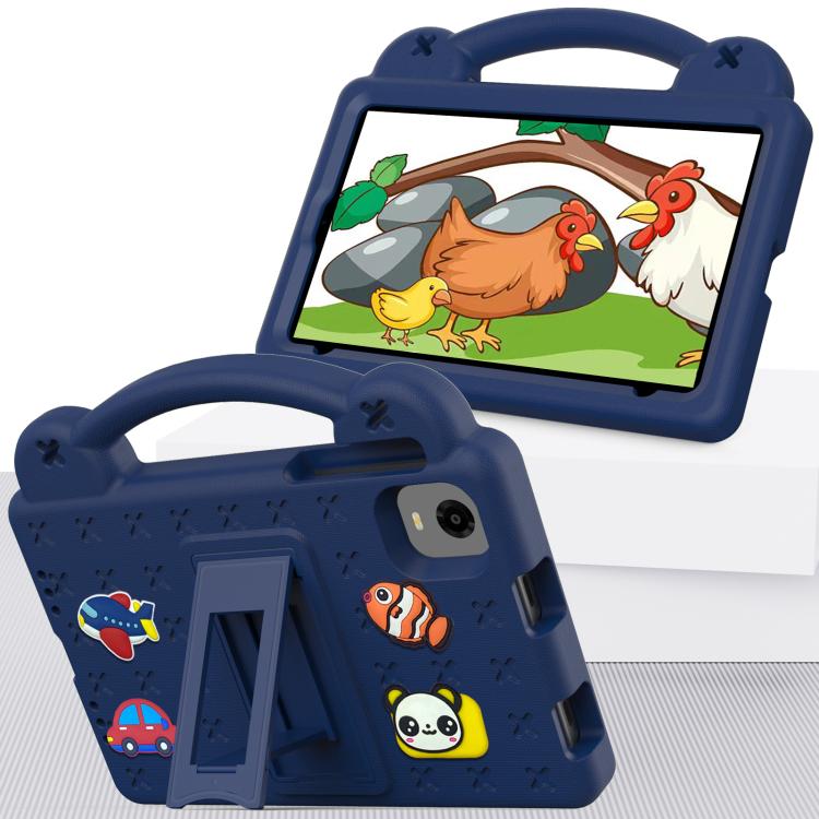 For Alldocube iPlay 60 Mini Pro Handle Kickstand Children EVA Shockproof Tablet Case(Navy Blue) - CUBE by PMC TechLife | Online Shopping South Africa | PMC TechLife | Buy Now Pay Later Mobicred