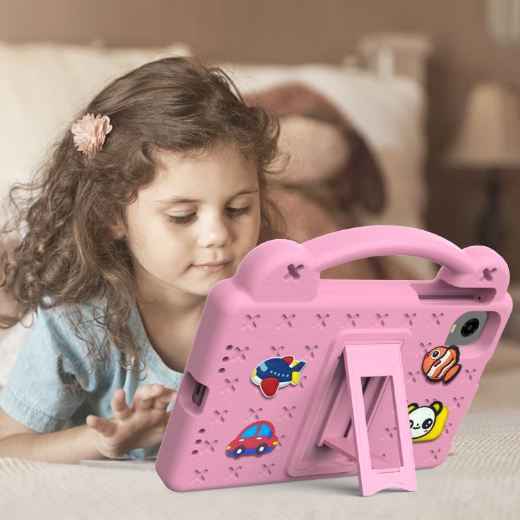 For Alldocube iPlay Mini 2 2024 Handle Kickstand Children EVA Shockproof Tablet Case(Pink) - CUBE by PMC TechLife | Online Shopping South Africa | PMC TechLife | Buy Now Pay Later Mobicred