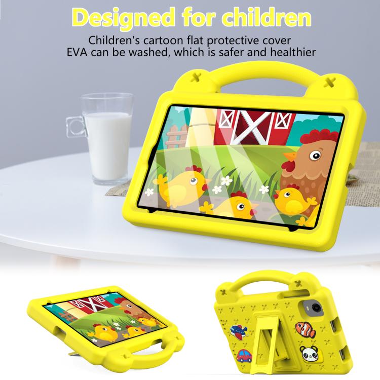 For Alldocube iPlay Mini 2 2024 Handle Kickstand Children EVA Shockproof Tablet Case(Yellow) - CUBE by PMC TechLife | Online Shopping South Africa | PMC TechLife | Buy Now Pay Later Mobicred