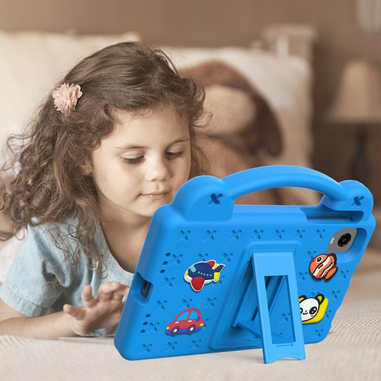 For Alldocube iPlay 50 Mini Pro 2023 8.4 Handle Kickstand Children EVA Shockproof Tablet Case(Sky Blue) - CUBE by PMC TechLife | Online Shopping South Africa | PMC TechLife | Buy Now Pay Later Mobicred