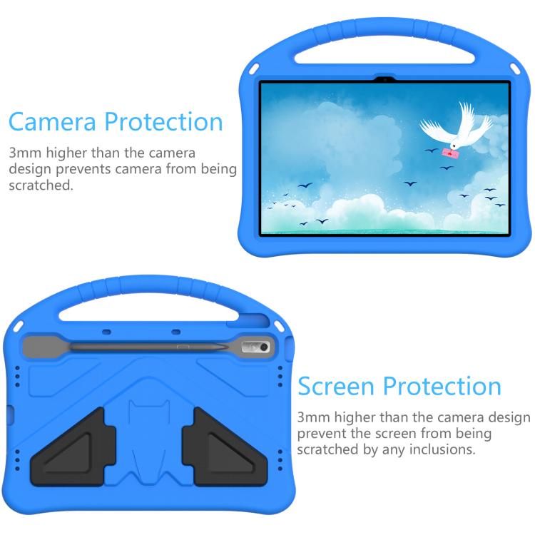 For NEC Lavie Tab T11 T1195  EVA Shockproof Tablet Case with Holder(Blue) - Others by PMC TechLife | Online Shopping South Africa | PMC TechLife | Buy Now Pay Later Mobicred