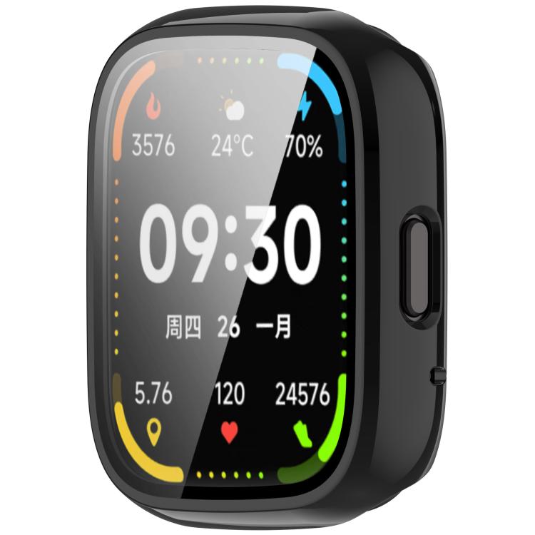 For Lexin Watch 3 Tempered Film Integrated PC Watch Protective Case(Black) - Watch Case by PMC TechLife | Online Shopping South Africa | PMC TechLife | Buy Now Pay Later Mobicred
