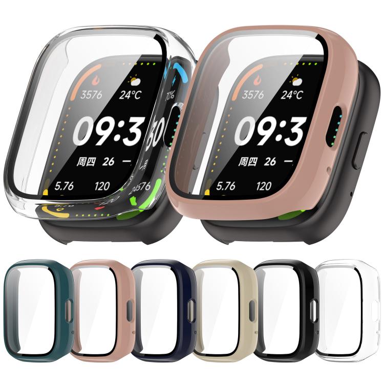 For Lexin Watch 3 Tempered Film Integrated PC Watch Protective Case(Black) - Watch Case by PMC TechLife | Online Shopping South Africa | PMC TechLife | Buy Now Pay Later Mobicred