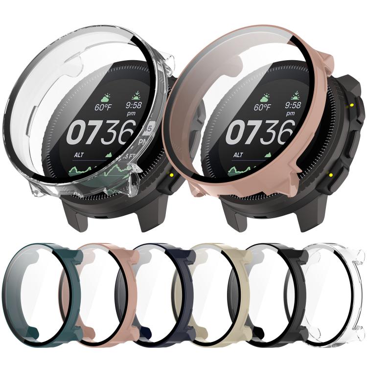 For Suunto Vertical Tempered Film Integrated PC Watch Protective Case(Ivory White) - Watch Case by PMC TechLife | Online Shopping South Africa | PMC TechLife | Buy Now Pay Later Mobicred