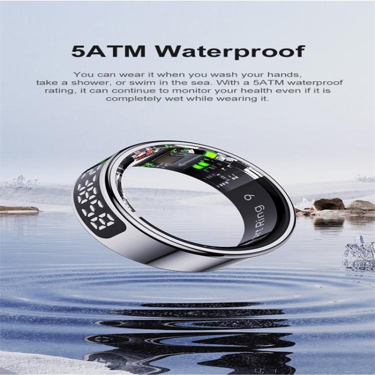R11 SIZE 8 Smart Ring, Support Heart Rate / Blood Oxygen / Sleep / Multiple Sports Modes(Silver) - free shipping - PMC TechLife - Order now!