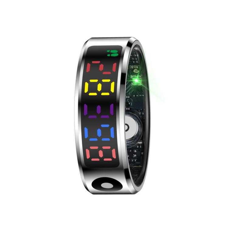 R12 SIZE 10 Smart Ring, Support Heart Rate / Blood Oxygen / Sleep / Multiple Sports Modes(Silver) - free shipping - PMC TechLife - Order now!