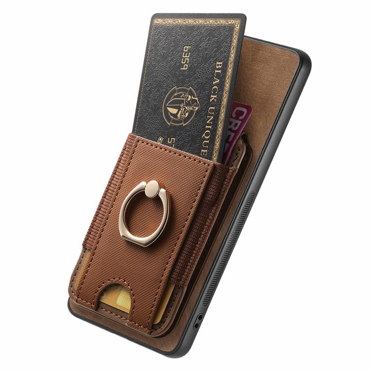 For Google Pixel 9a Retro Splitable Magnetic Stand Card Bag Leather Phone Case(Brown) - Google Cases by PMC TechLife | Online Shopping South Africa | PMC TechLife | Buy Now Pay Later Mobicred