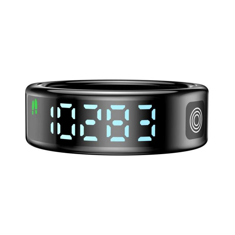 SR08 SIZE 9 Smart Ring, Support Hand Gestures Control / Health Monitoring / Multiple Sports Modes(Black) - free shipping - PMc TechLife - Order now!