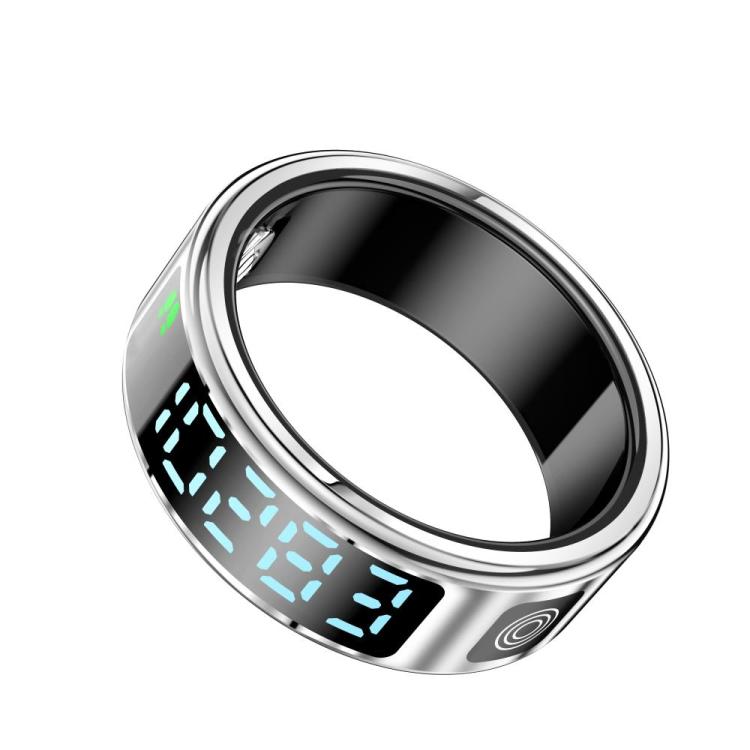 SR08 SIZE 12 Smart Ring, Support Hand Gestures Control / Health Monitoring / Multiple Sports Modes(Silver) - free shipping - PMc TechLife - Order now!
